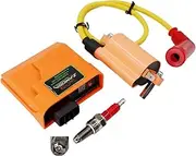 High Performance Racing Cdi Ignition Coil Spark Plug Cap Set for GN125H GN125 GN 125 H GS125 GS 125 EN125-2A Motorcycle accessories