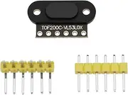 Create idea 1Set Time of Flight TOF200C (2M) Laser Ranging Sensor Module Compatible with ArduinoDEMO Compatible with STM32 Demo (40mA,25)