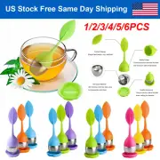 Silicone Tea Infuser Strainer Loose Tea Steeper and Herbal Spice Infuser Tool