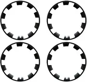 Compatible for Tesla Model Y 20 Inch Rim Wheel Hub Protection Patch Protectors ABS Wheel Guard Covers Accessories Auto Exterior 2018-2024(Matte Black)