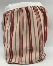 Olivia Quido Cosmopolitan Toile Bedskirt Burgundy Ivory Cali King #10D