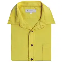 在飛比找momo購物網優惠-【MURANO】CVC牛津布長袖襯衫(台灣製、現貨、牛津、黃