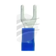 Jaylec TE3704 Spade Terminal 4mm Insulated PVC Copper Sleeve 100 Pack