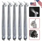 5* LED E-generator Dental 45 Degree Surgical Standard Handpiece 4Hole Turbine US