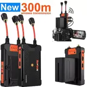 300m Wireless HDMI Video Transmitter Receiver Extender for PS4 PC Camera Battery