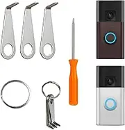 ﻿Video Doorbell Key Replacement Tool with Screwdriver Compatible with R ing Battery Doorbell (2024),Doorbell Camera Opening Tool,Secure Removal key Tool Set ﻿ ﻿