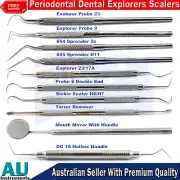 Dental Hygiene Diagnostic Tooth Scraper Scalers Plaque Calculus Tartar Removers