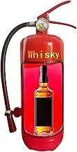 Wine Case Fire Extinguisher - Simulation Fire Extinguisher Wine Bottle Holder | Novelty Iron Wine Bottle Holder Storage System for Whisky Loving Fireman, Bar Decor
