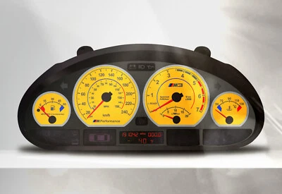 BMW e46 Instrument Cluster face NEW STYLE (for: BMW)