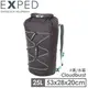 【Exped 瑞士 25L輕量化防水背包《黑/水藍》】76853/防潮包/攻頂包/裝備袋/登山/露營