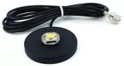 Larsen Nmommr Nmo 3.5" Round Magnet Mount W/12' Coax &Pl259 Conn