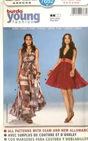 Burda Misses' Dress Pattern 7682 Size 10-20 UNCUT