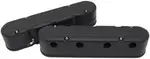 Aeroflow GM LS 2 Piece Valve Covers Cast Tall Retro Smooth Black - AF77-5021BLK