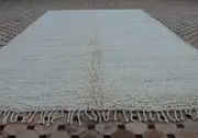 Marrakech Bliss Circa 1990 Beni Ouarain Wool Carpet