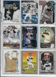 Reggie Jackson HOF Lot B of 25 Diff with 13 Inserts/Parallels - ALL YANKEES