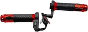 Alipis Motorcycle Electric Handle Cruiser Throttle Ebike Handlebar Grips Mount Taper Motorbike Strengthener Bike u Lock Bar End Mirrors Motorcycle Electric Bike Red Aluminum Alloy
