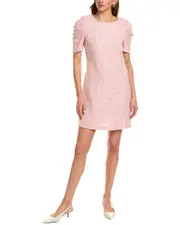 Area Stars Coral Tweed Dress