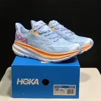 在飛比找蝦皮購物優惠-Hoka One One Clifton 9男女通用輕便透氣