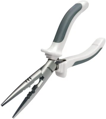 Smith's Lawaia Angler Pliers 3.25" White-Gray Side Cutter TPR Handle - 51173