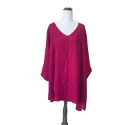 Autograph Women’s BNWT Blouse Top Plus Size 20 Pink Asymmetrical RRP $69.95