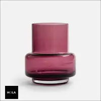 在飛比找momo購物網優惠-【HOLA】丹麥Ro Collection單色玻璃花瓶 紫 