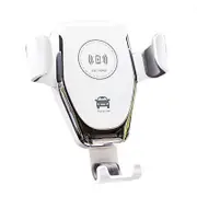 Car Charger Smartphone Holder Wireless Dash Holder Mount for for iPhones Smartphone Mobile Device - White