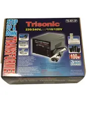 New Trisonic 100 Watt Step Up/down Converter Transformer 110v to 220v adapter