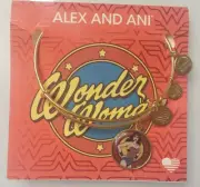 Alex and Ani WONDER WOMAN Shiny Gold Bracelet with Card NWT