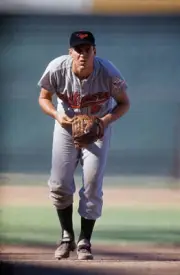 Baltimore Orioles Brooks Robinson In Field 1964 Old Baseball Photo 2