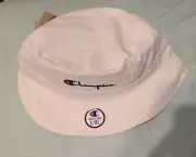 Champion Men's Garment Washed Dome L/XL Bucket Hat White New with Tags