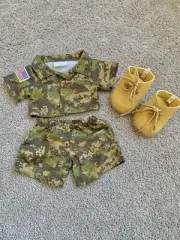 Build a Bear Workshop Military Outfit and Boots