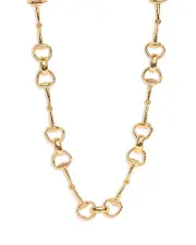 Capucine De Wulf Equestrian Snaffle Bit Chain Necklace in 18K Gold Plated, 20