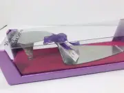 New High Heel Cake Server Wild Eye Removable Magnetic Heel (Silver) WEDDING