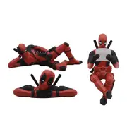 3pcs/set Anime Deadpool Action Figures Toys Ornament, Classics Figures Model For Home Car Desktop Decoration Gift