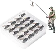 YRTUOP Fly Fishing Lures - Swimbait Fish Lure Artificial Fly Assortment - Artificial Soft Bait, Flexible Simulation Fly Bait, Realistic Fake Fishing Gear