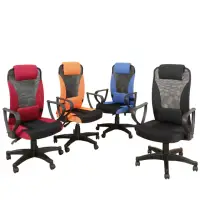 在飛比找momo購物網優惠-【DFhouse】麥克-加厚坐墊電腦辦公椅(4色)