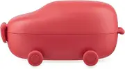 Sakura Adachi SA06 R Two-Compartment Snack Box in thermoplastic Resin, red, Polyurethane, Light Blue