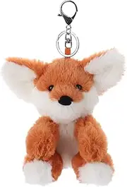 Cute Toys Plush Fox Stuffed Animal Soft Keychain for Kids Bag, Purse, Backpack, Handbag (5 Inches)