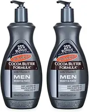 2 x Palmer's Cocoa Butter Formula for Men Body & Face Moisturiser 500mL