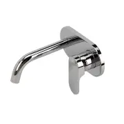 Symphony Wall Mounted Bath and Basin Mixer and Spout - Chrome