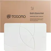 Stone Bath Mat, Diatomaceous Earth Non-Slip Stone Shower Mat - Quick Drying Abso