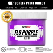 Fluorescent Purple - Screen Printing Plastisol Ink - Low Temp Cure 270F