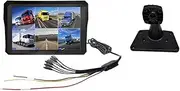 10.1 inch 6 Channel Vehicle Camera Monitor System Touch Screen 1080P AHD Backup Cams Reversing Parking DVR Compatible for Truck/Bus/RV(Only AHD Monitor,32G)