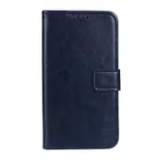 MCC Folio Case For iPhone 15 Plus Leather Case Cover Apple iPhone15 Plus [Dark Blue]