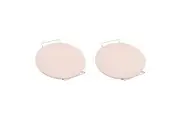 2x Al Dente Ceramic Pizza Baking Stone w Rack 33cm Home Kitchen Cooking Utensil