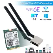 ASUS WIFI GO M.2 Card Wireless WiFi 6E for Intel AX210 Network Bluetooth PC Card
