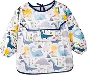 JOINPAYA Sturdy and Fashionable Waterproof Feeding Bib for Baby and Toddler Random Style
