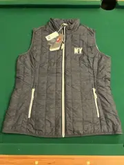 Cutter Buck Vest Men Extra Large Full Zip Packable PrimaLoft Insulated Logo NWT