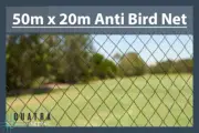 50m x 20m Anti Bird Netting - Black Fruit Tree Net - UV Treated