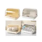 Dish Bowl Drying Rack Desktop Cup Storage Rack Container Dustproof Tableware